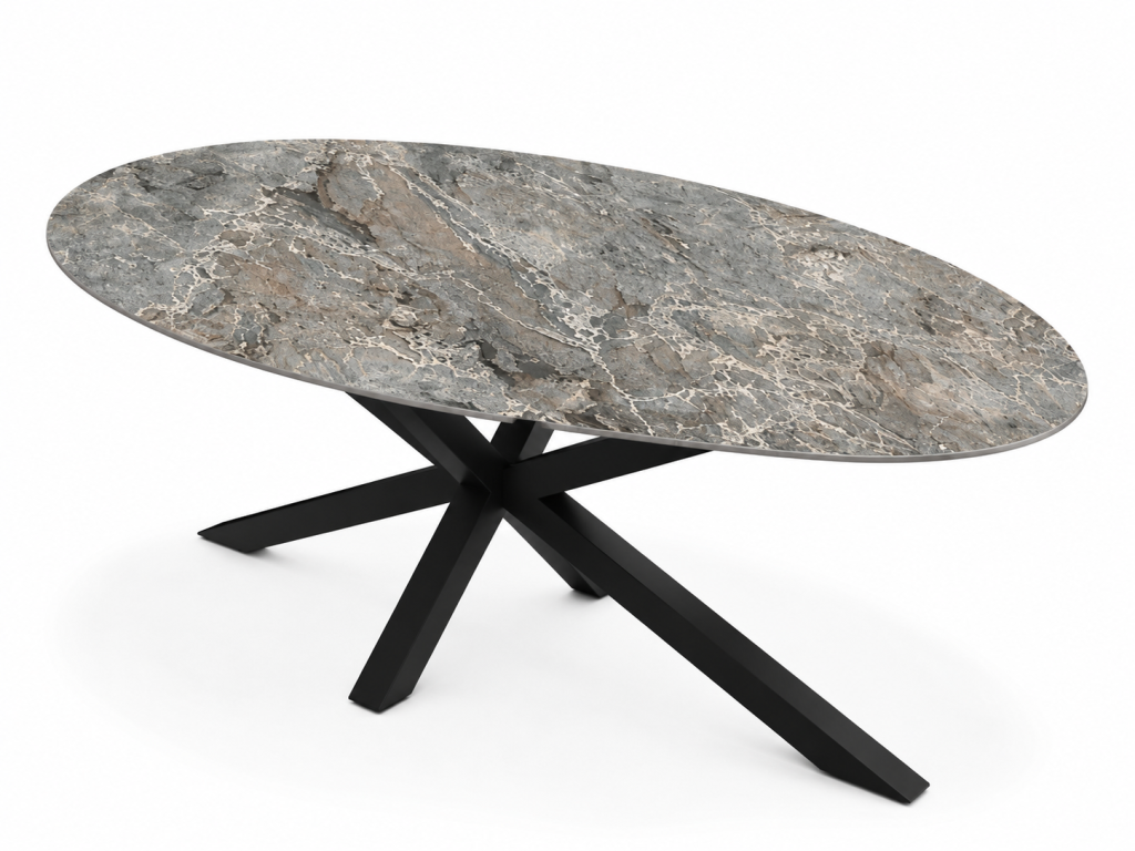 Eettafel Aubisque Spin Ovaal