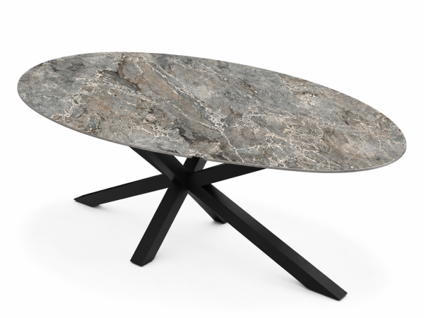 Eettafel Aubisque Spin Ovaal