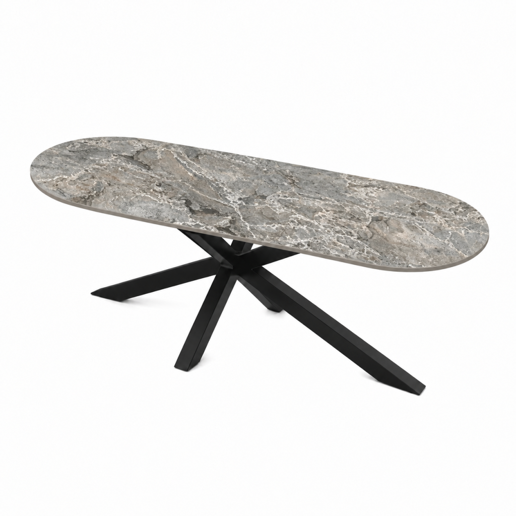 Eettafel Aubisque Spin Halve Cirkel