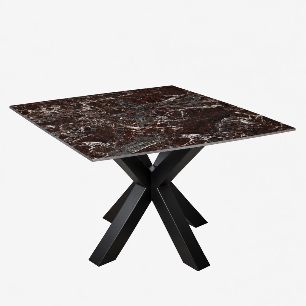 Eettafel Barroque Red Matrix Vierkant