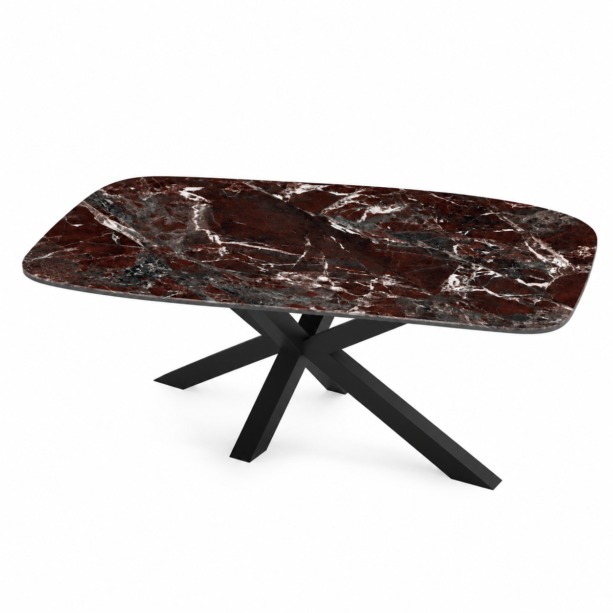 Eettafel Barroque Red Spin Deens Ovaal