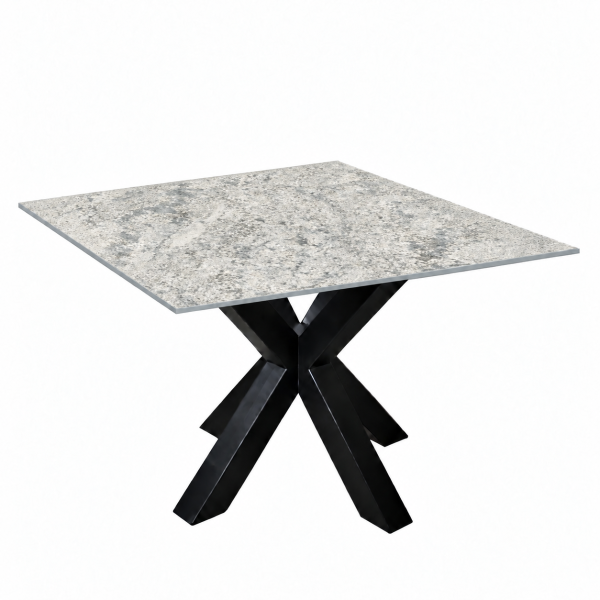 Eettafel Blue Granite Matrix Vierkant