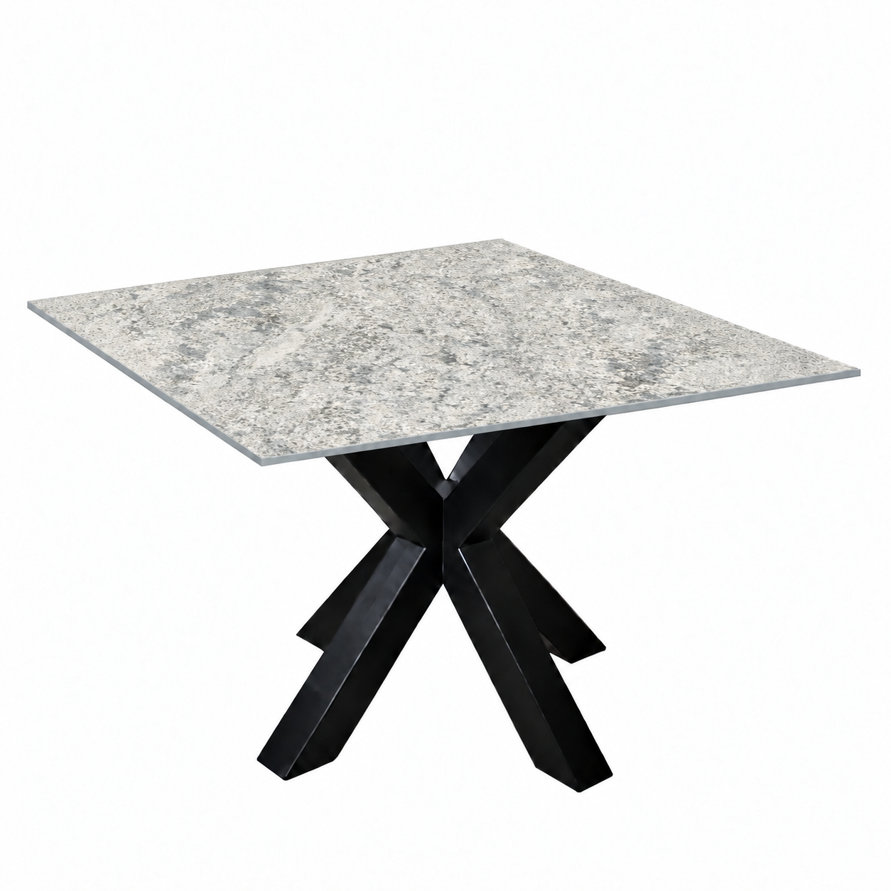 Eettafel Blue Granite Matrix Vierkant