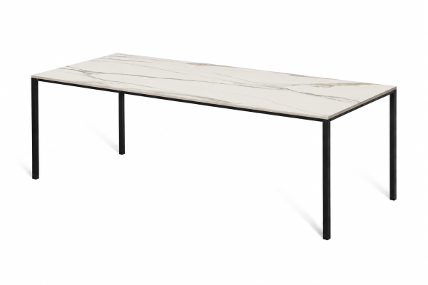Eettafel Calacatta Gold Frame Rechthoek
