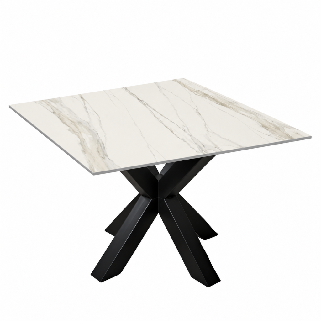 Eettafel Calacatta Gold Matrix Vierkant