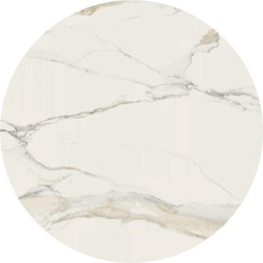 Eettafel Calacatta Gold Conisch Rond - Afbeelding 2