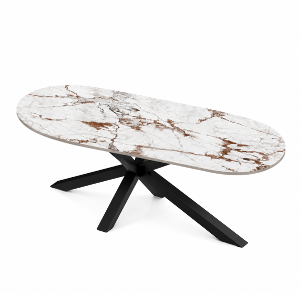 Eettafel Capraia Spin Halve Cirkel