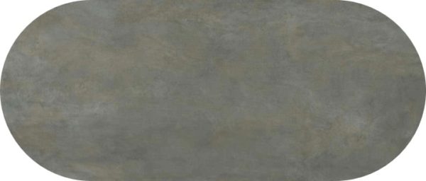 Eettafel Cement Dark Gray Spin Halve Cirkel - Afbeelding 2