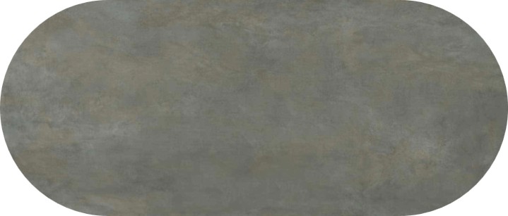 Eettafel Cement Dark Gray Spin Halve Cirkel - Afbeelding 2