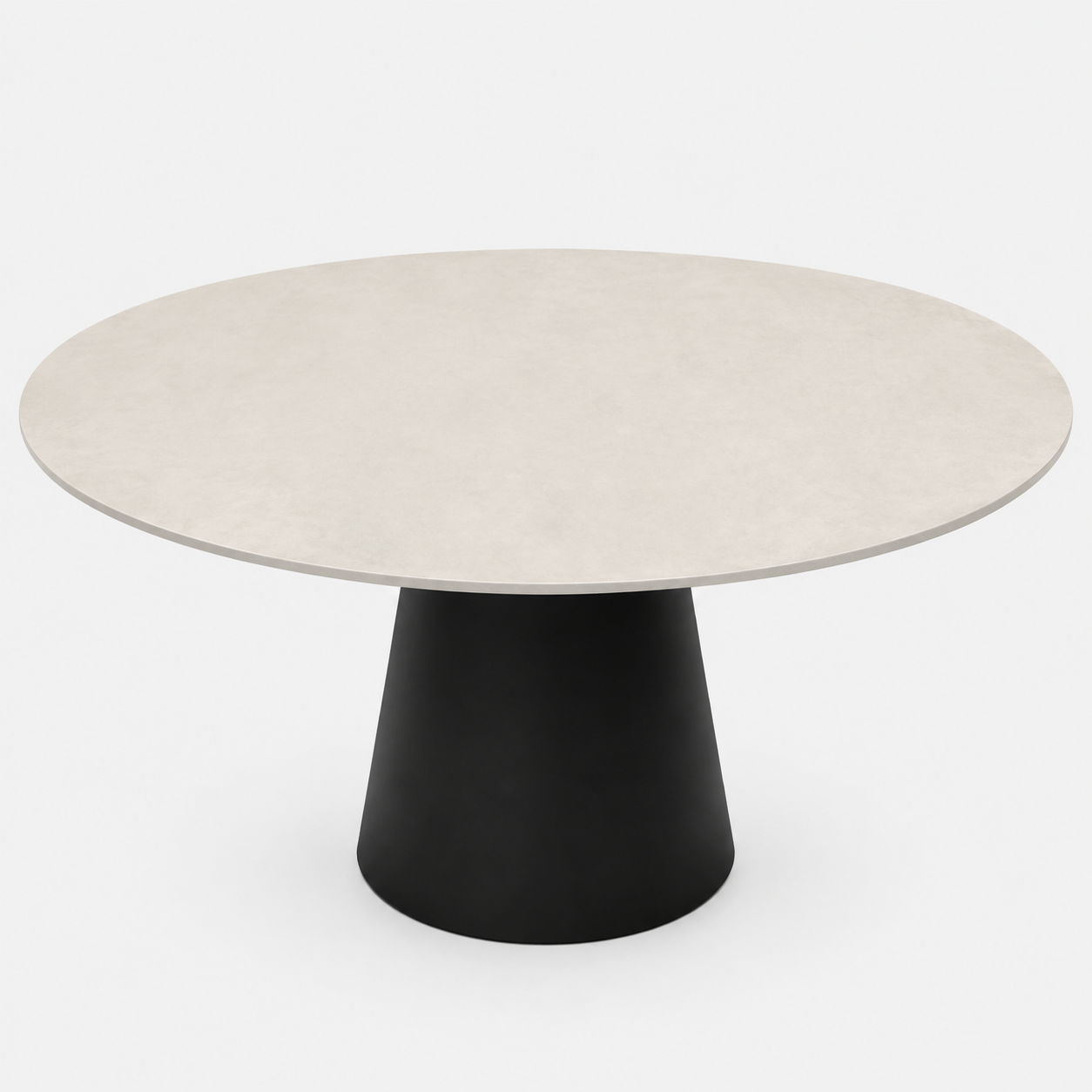 Eettafel Cement Ivory Conisch Rond - Afbeelding 2