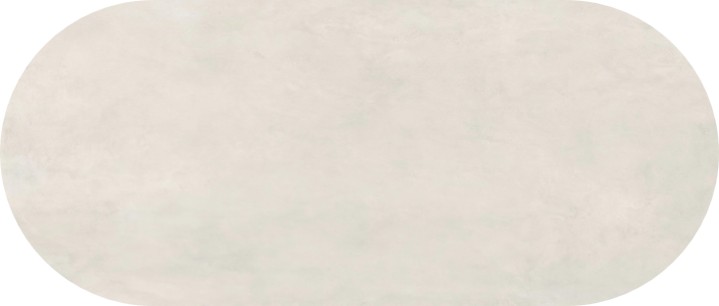 Eettafel Cement Ivory Spin Halve Cirkel - Afbeelding 2