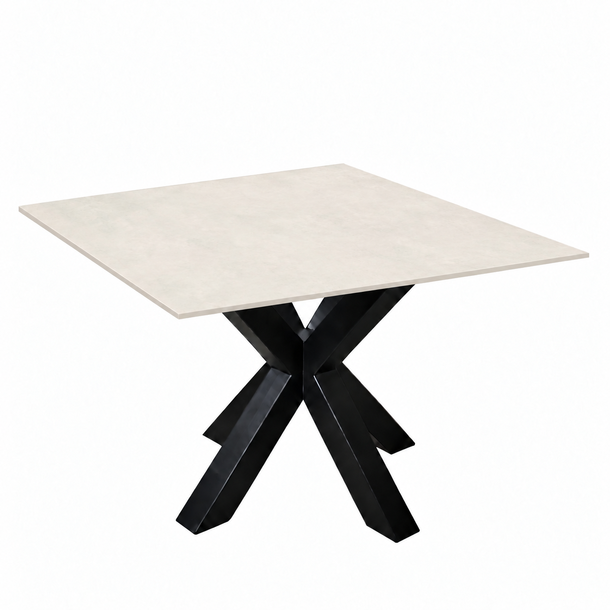 Eettafel Cement Ivory Matrix Vierkant
