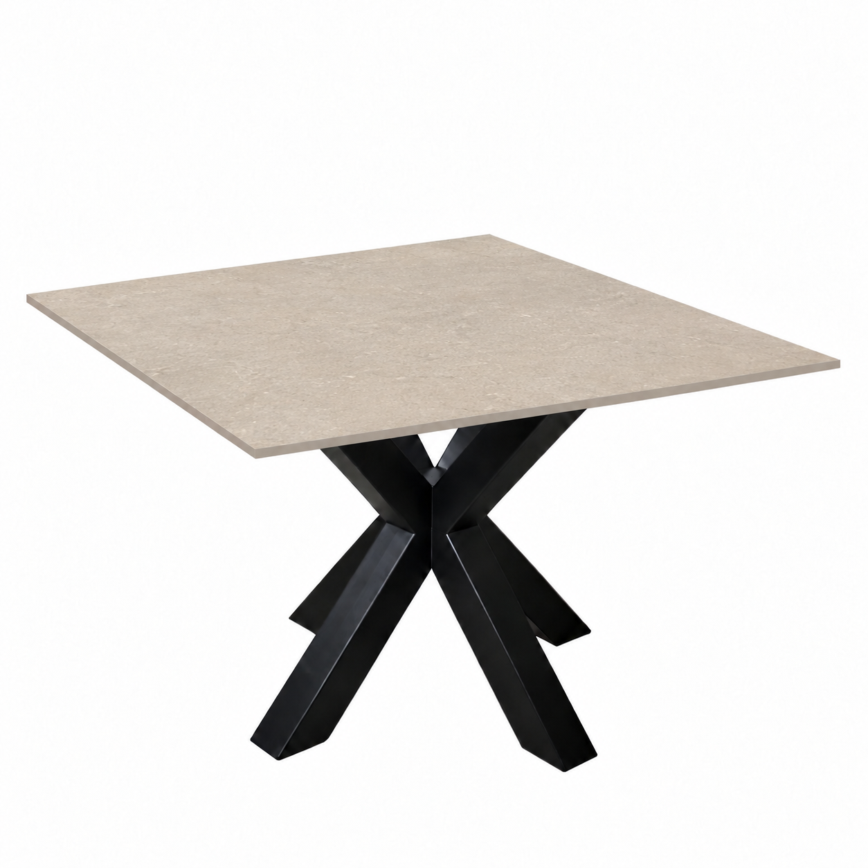Eettafel Stone Chablis Matrix Vierkant