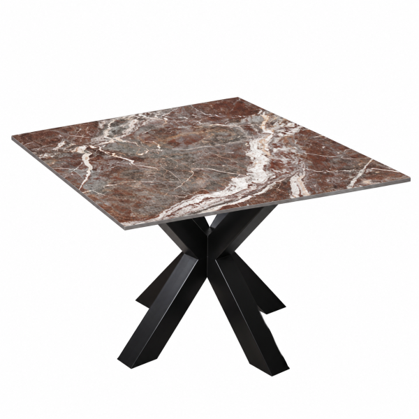 Eettafel Dusty Rose Matrix Vierkant