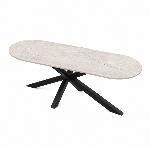Eettafel Mahal Spin Halve Cirkel