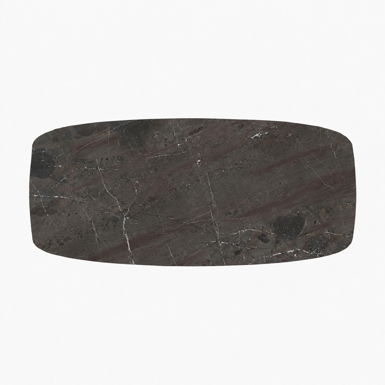 Eettafel Marble Brun Spin Deens Ovaal - Afbeelding 2