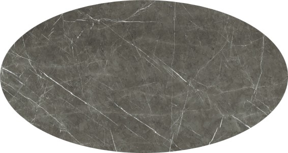 Eettafel Marble Gray Spin Ovaal - Afbeelding 2