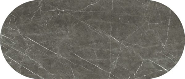 Eettafel Marble Gray Spin Halve Cirkel - Afbeelding 2