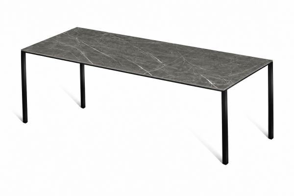 Eettafel Marble Gray Frame Rechthoek