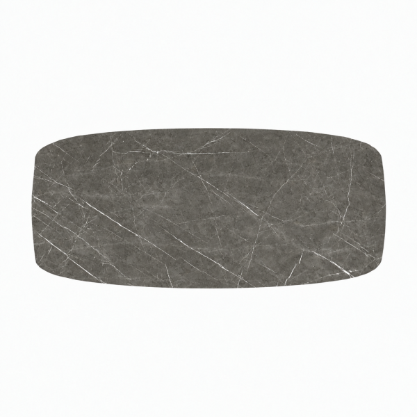 Eettafel Marble Gray Spin Deens Ovaal - Afbeelding 2