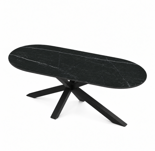 Eettafel Marquinia Spin Halve Cirkel