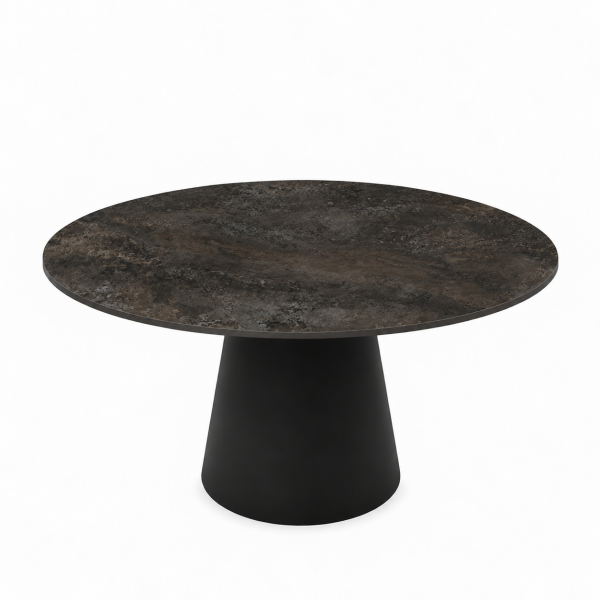 Eettafel Metal Burnished Conisch Rond