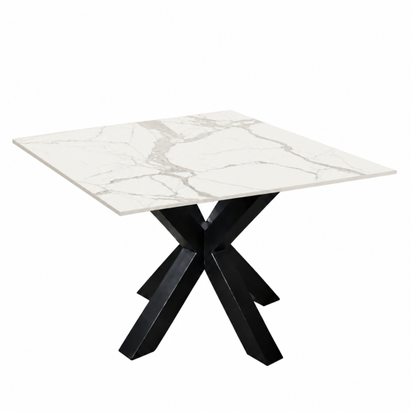Eettafel Statuario Matrix Vierkant