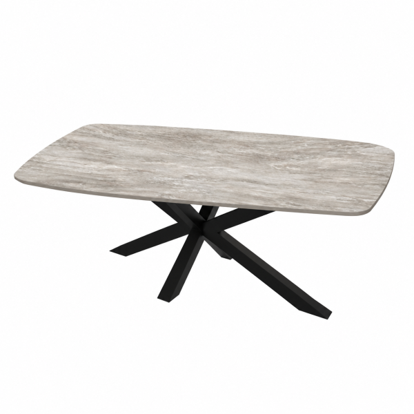 Eettafel Stone Gris Spin Deens Ovaal