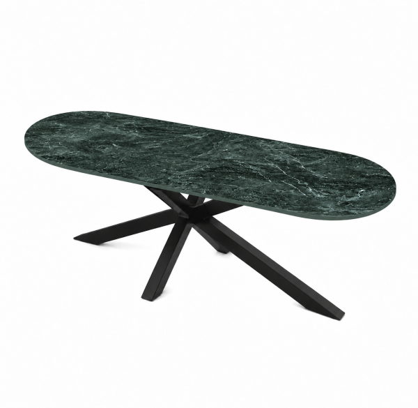 Eettafel Alpi Verde Spin Halve Cirkel