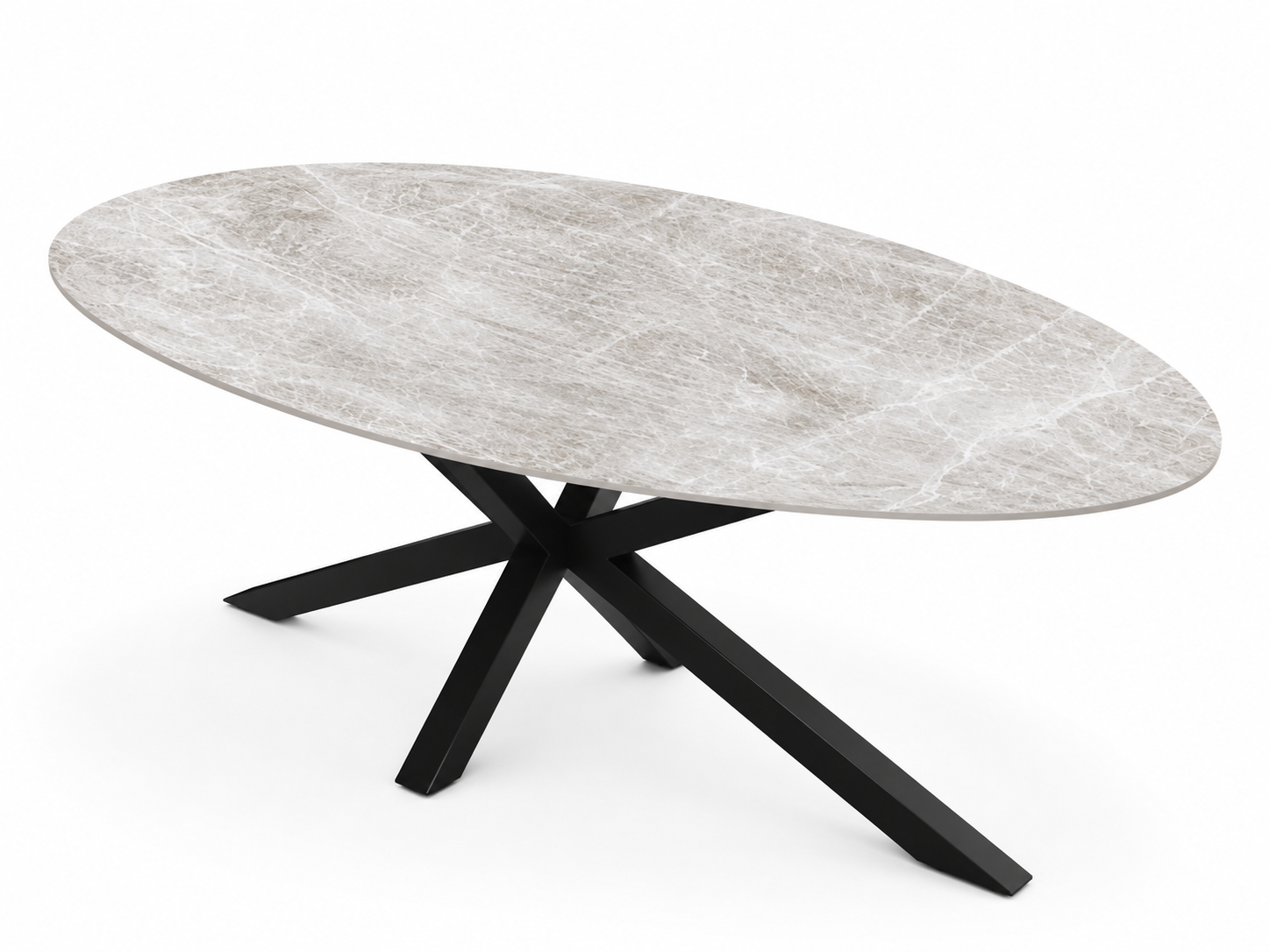 Eettafel Yamuna Spin Ovaal