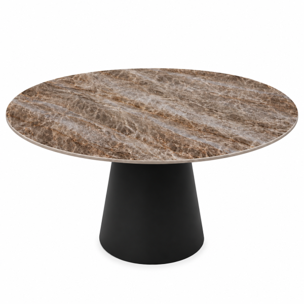 Eettafel Yamuna Moka Conisch Rond