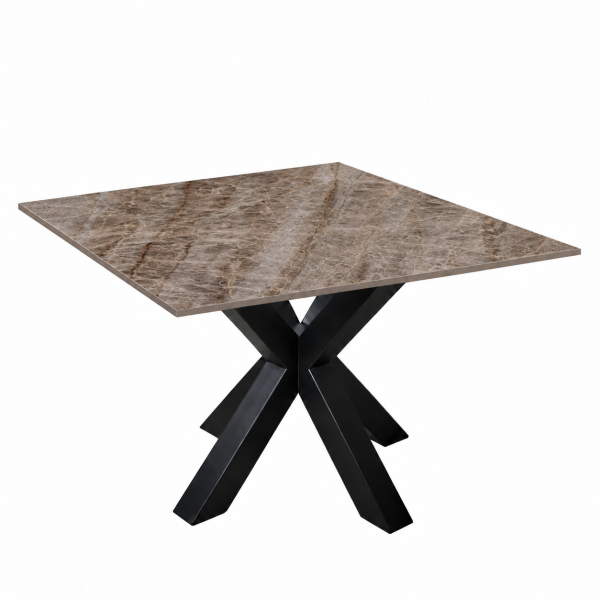 Eettafel Yamuna Moka Matrix Vierkant