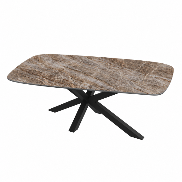 Eettafel Yamuna Moka Spin Deens Ovaal